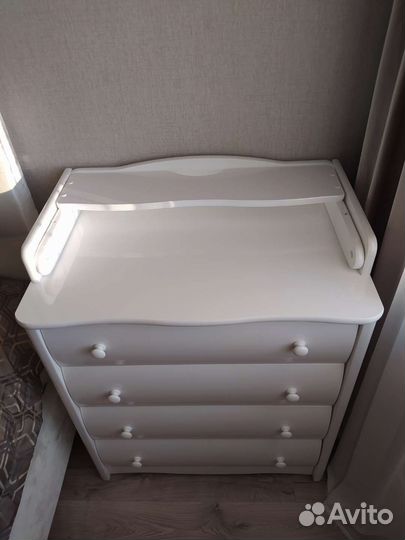 Комод пеленальный Можга Красная звезда с565 белый