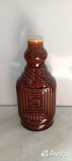 Бутылка керамическая