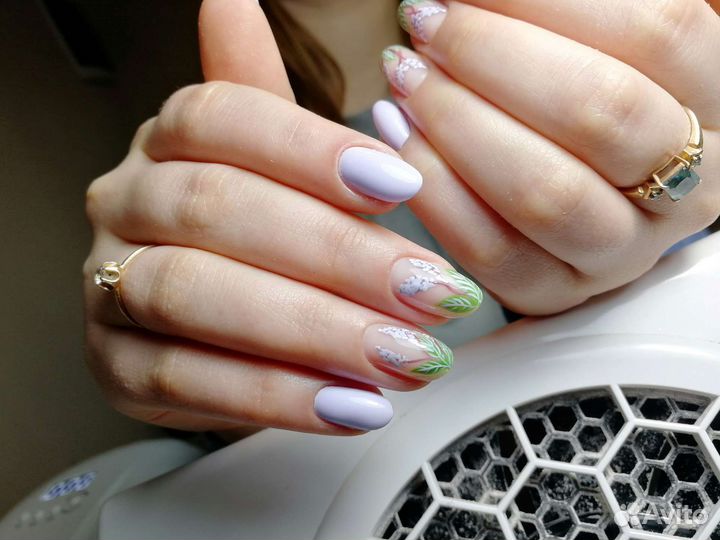 Наращивание ногтей гель-лак маникюр педикюр