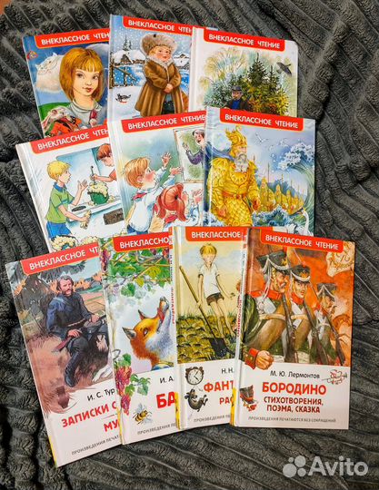 Книги для внеклассного чтения