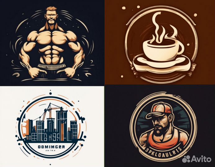 Дизайн логотипа под любой бизнес и идею