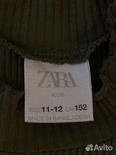 Лонгслив zara для девочки 152