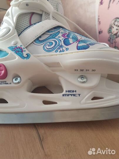 Коньки раздвижные размер 30-33