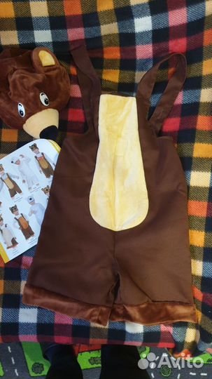 Мишка костюм карнавальный