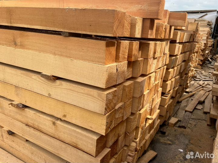 Доска обрезная 25х100х6000мм