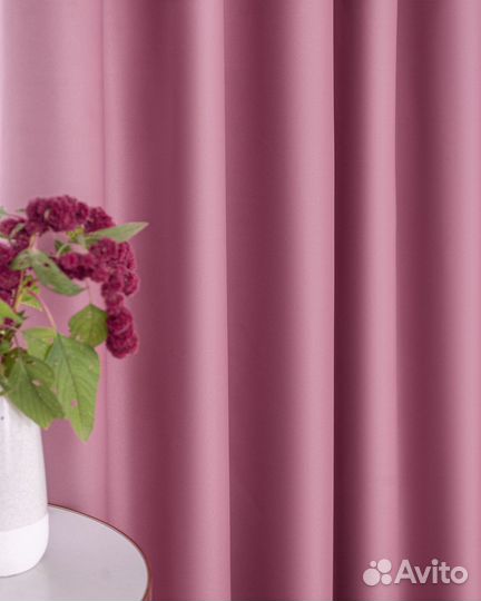 Комплект штор блэкаут Марсель Французский розовый