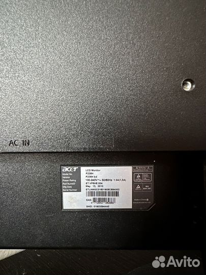 Монитор acer P236H