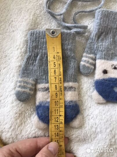 Варежки детские 1 год