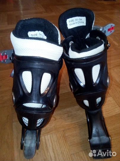 Ролики раздвижные для мальчика р.31-34