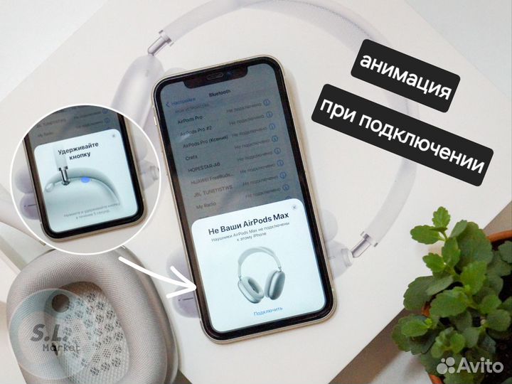 AirPods Max 1:1 Silver Гарантия