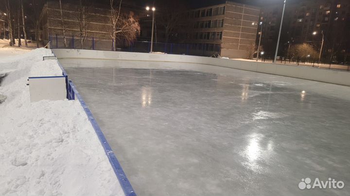 Заливка катка