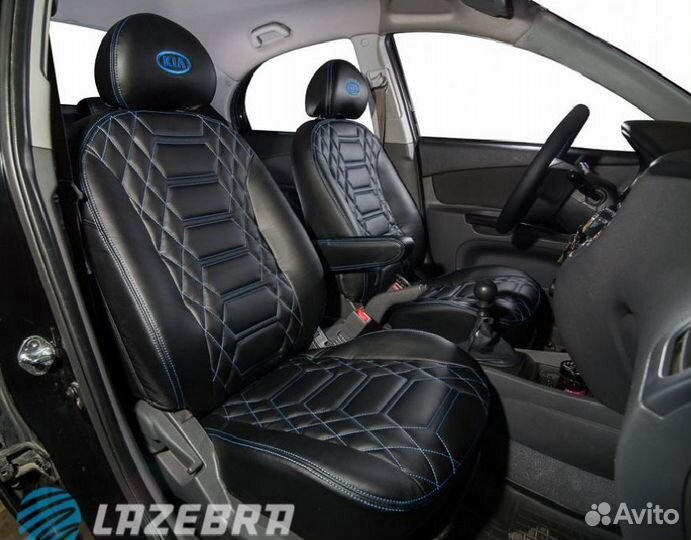 Чехлы из экокожи для KIA Rio седан c 2017