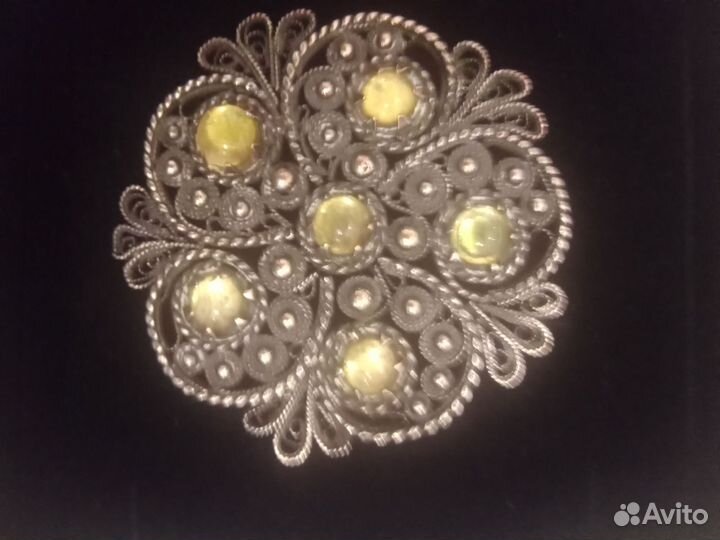 Брошь винтажная чехия, СССР