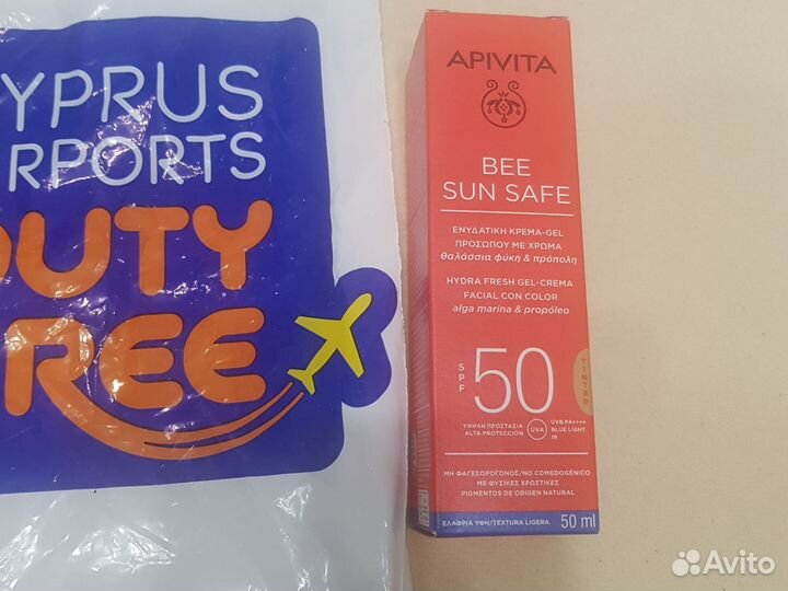 Apivita крем spf 50 tinted