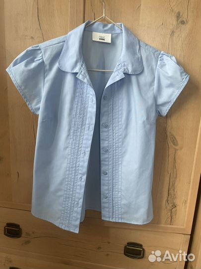 Школьная рубашка короткий рукав