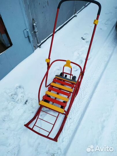 Санки с колесами