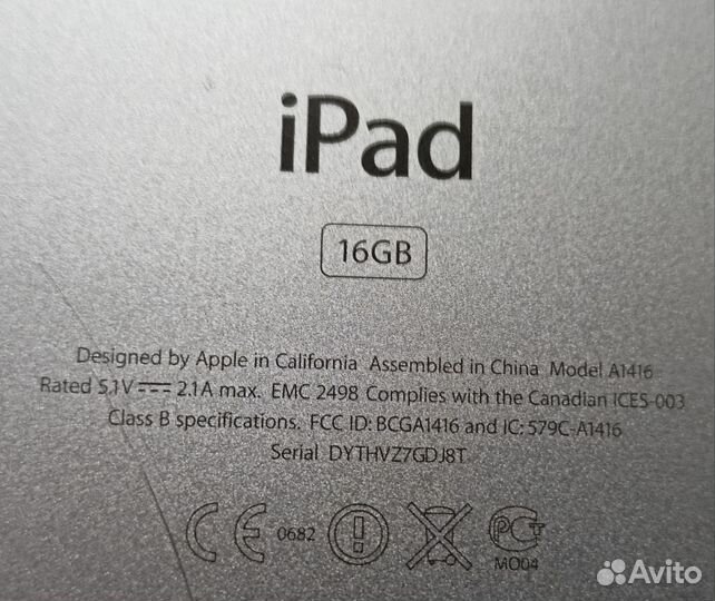 Планшет apple iPad