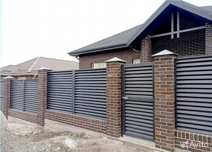 Забор ранчо, жалюзи. Европейская версия