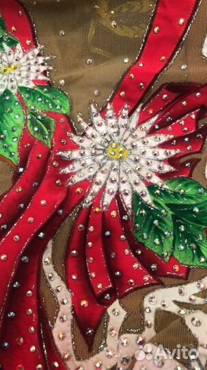 Купальник гимнастический на 4-6 лет