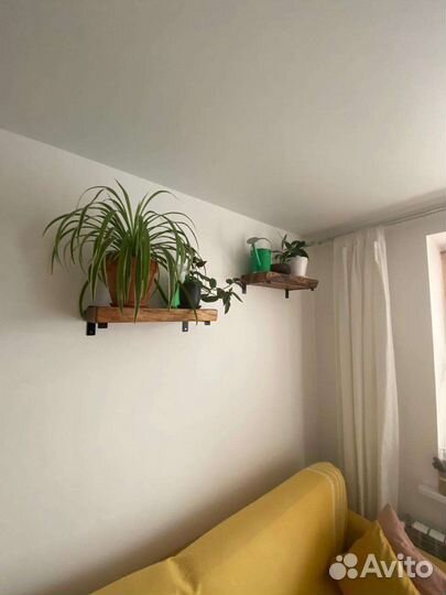 Полка настенная деревянная из слэба