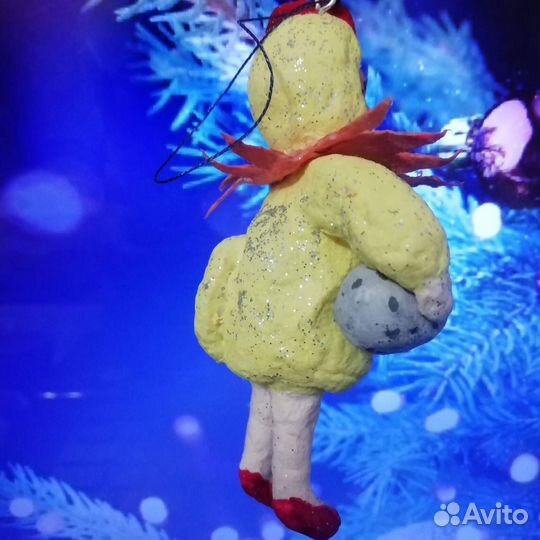 Ватные игрушки на елку