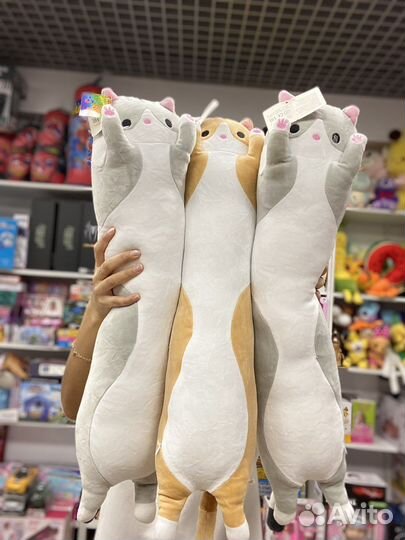 Кот батон 50см 450,70см 750