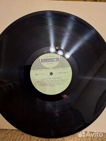 Виниловые пластинки The Beatles Love songs 1977г