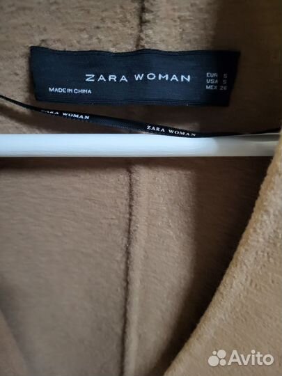 Пальто халат zara шерсть