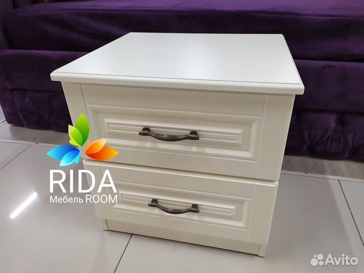 Тумба прикроватная, цвет - слоновая кость