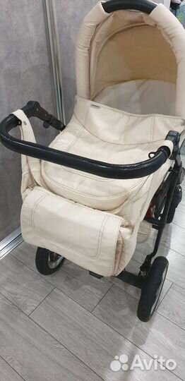 Коляска 2 в 1 adamex Nitro эко-кожа