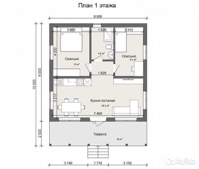 Каркасный дом