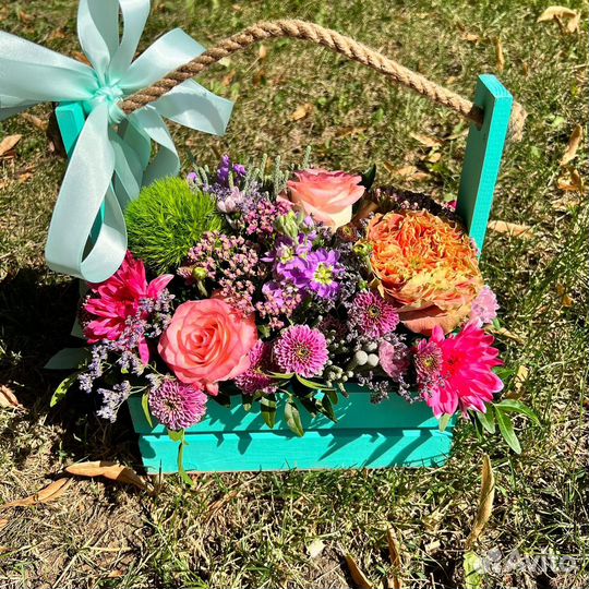 Авторские цветочные корзины