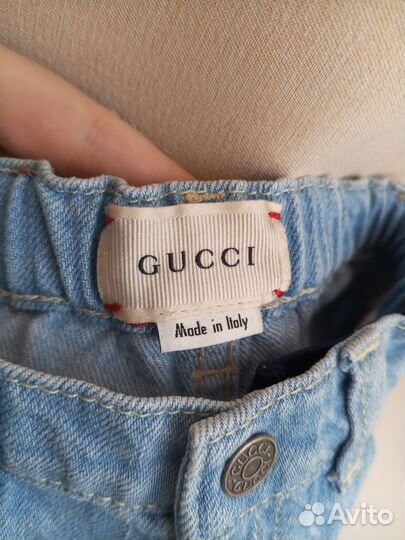 Джинсы Gucci 12/18 мес