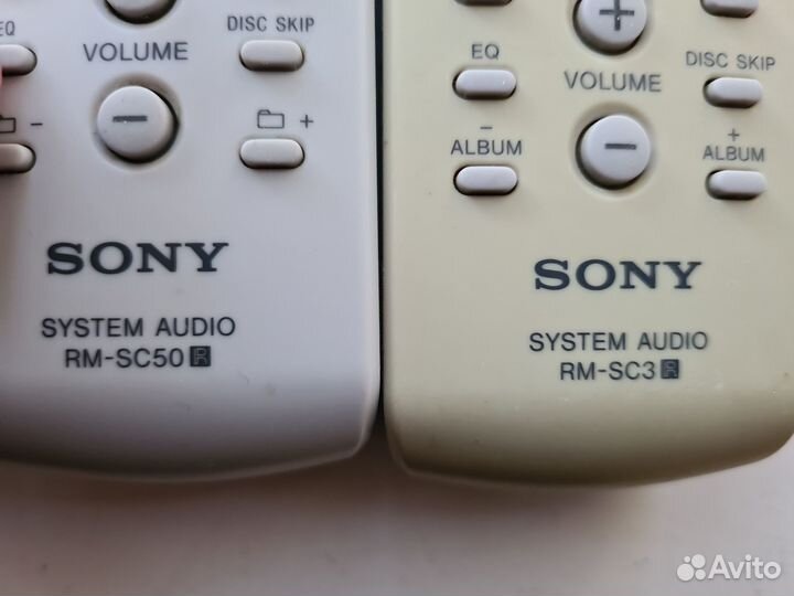 Пульты Sony От музыкального центра