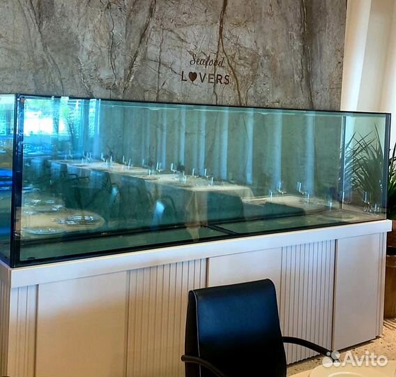 Новый морской аквариум с тумбой