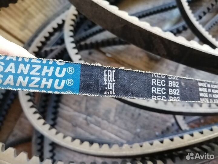 Ремни зубчатые sanzhu разные размеры