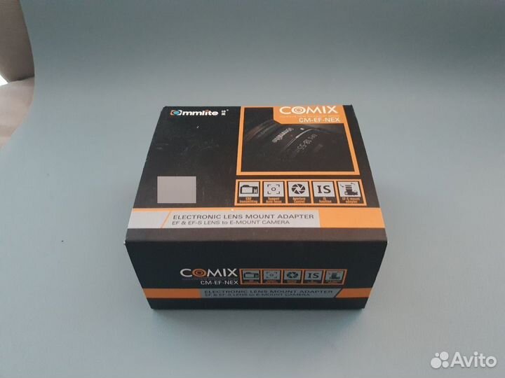 Автофокусный адаптер Canon EF-Sony NEX Commlite