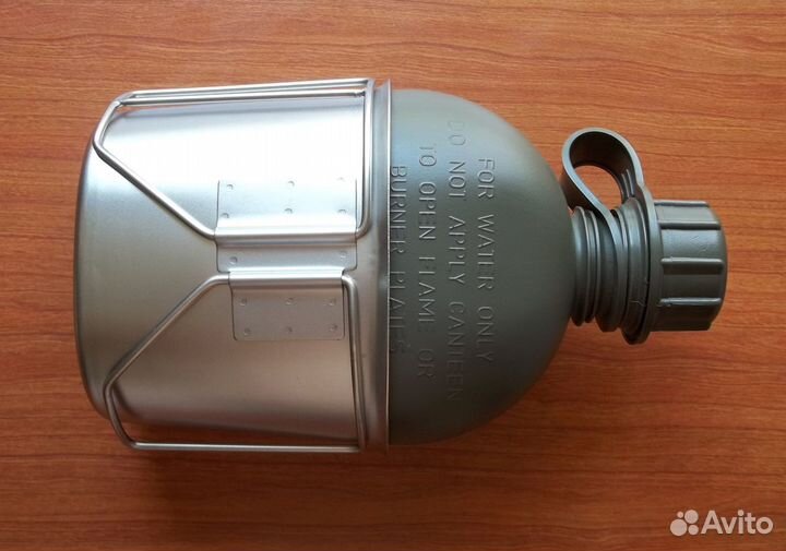 Фляга 1л армии США с кружкой-котелком на 750 мл