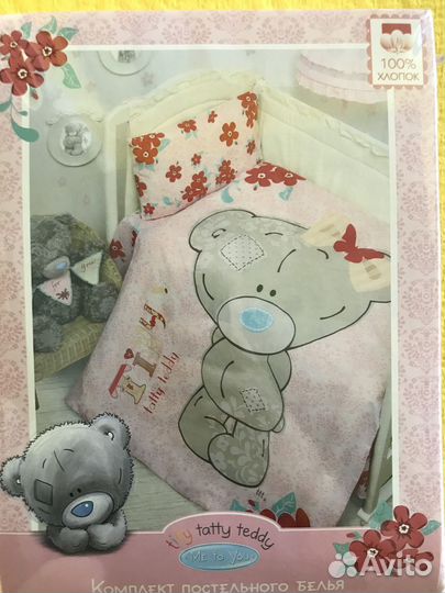 Комплект постельного белья в детскую кроватку