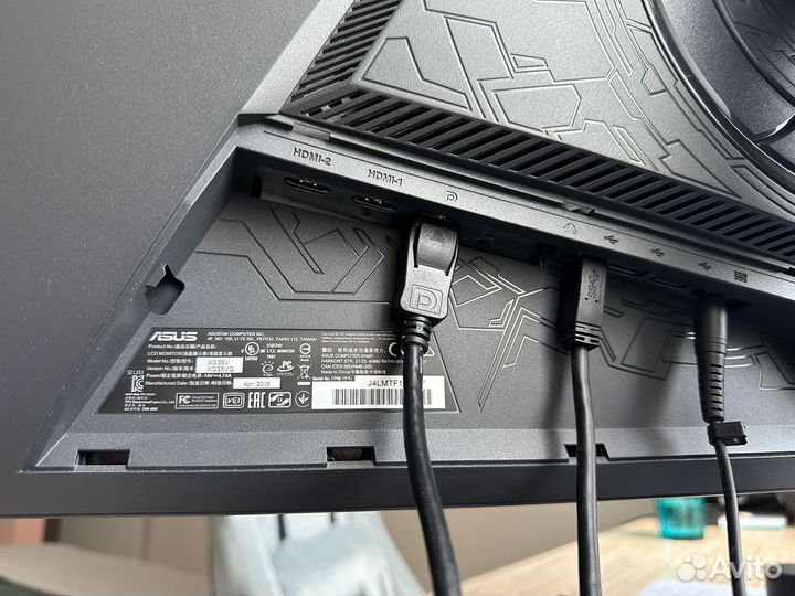 Asus rog strix XG35VQ 35 дюймов