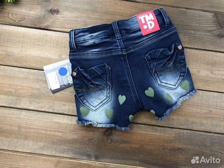 Джинсовые шорты для девочки TOM DU