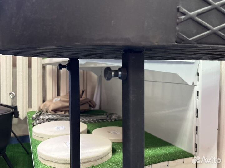 Мангал с печью под казан