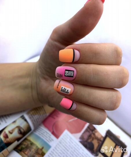 Наращивание ногтей, гель лак