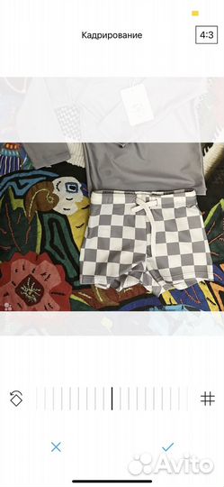 Купальный костюм для мальчика 80