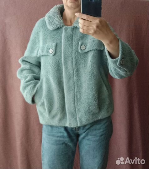 Куртка, шуба меховая тедди 46 размер