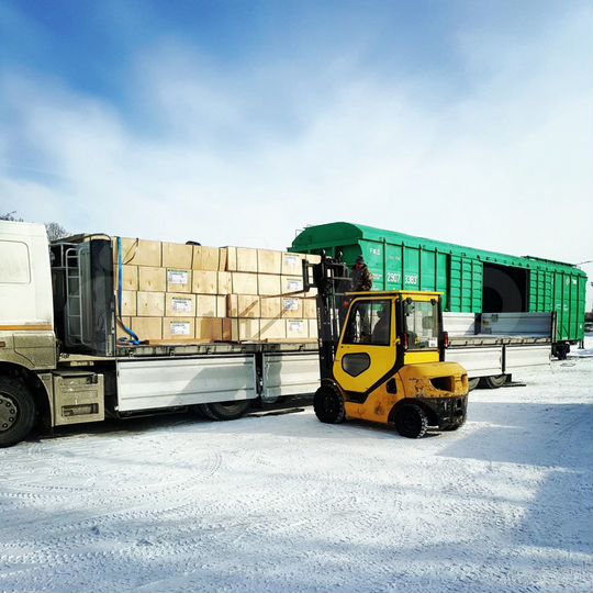 Аренда склада с жд пандусом на 7 вагонов