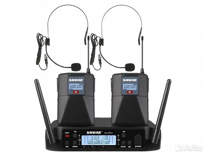Радиосистема Shure с головным микрофоном / новая