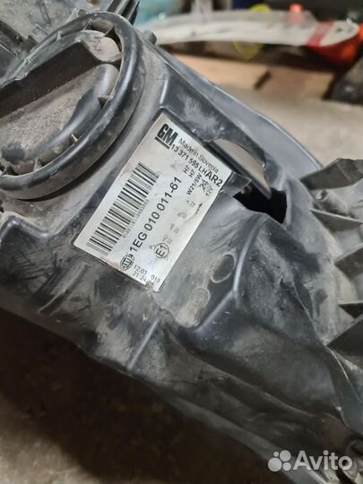 Фара передняя правая opel astra j