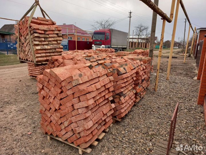 Кирпич пережжённый, отбраковка, нестандарт