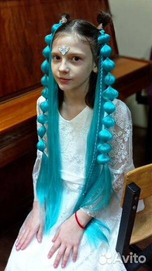 Украшения для волос из канекалона